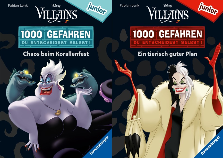 Sparpaket - 2er Set 1000 Gefahren junior - Disney Villains (Mängelexemplare)