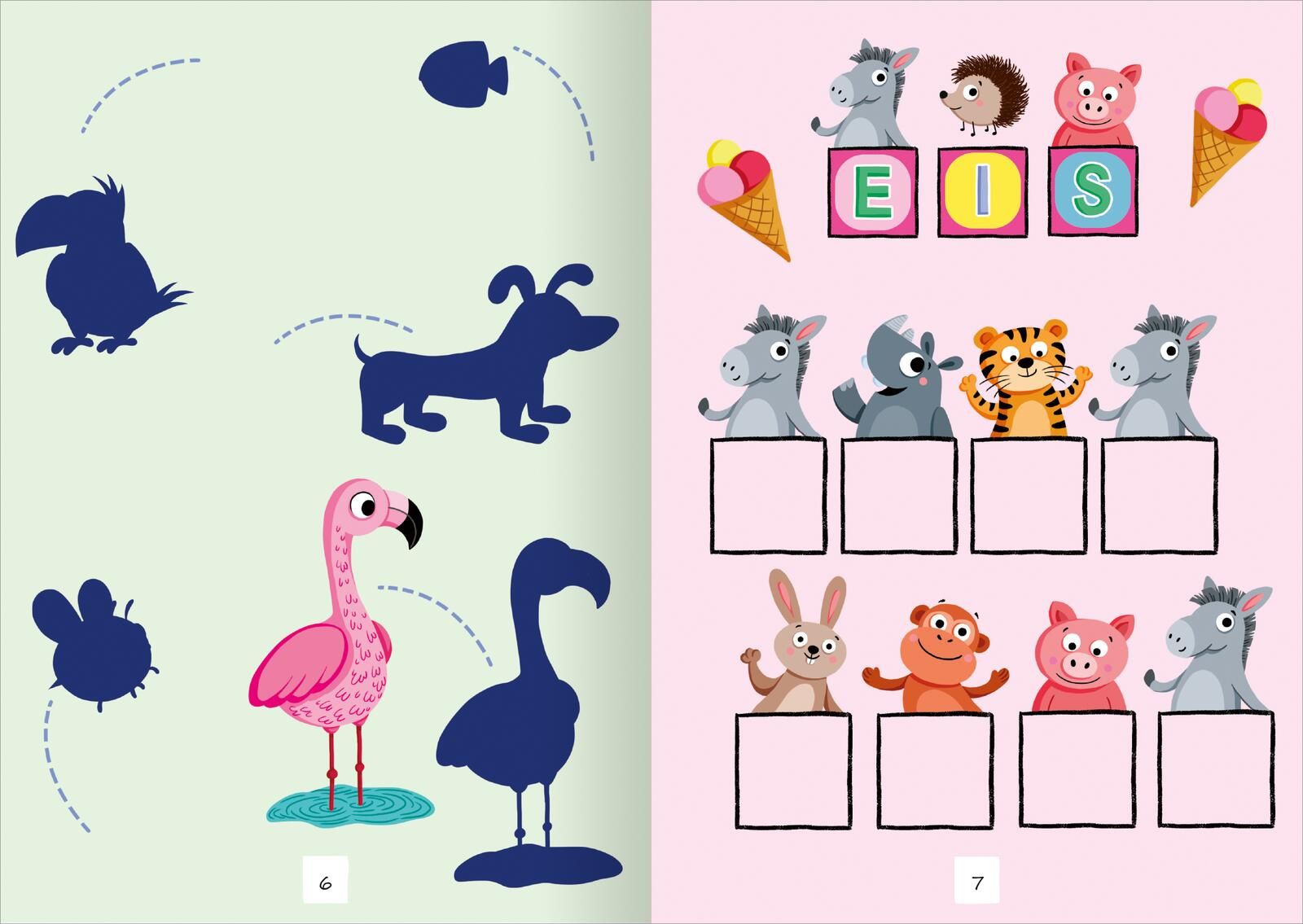 Tierische Sticker-Rätsel