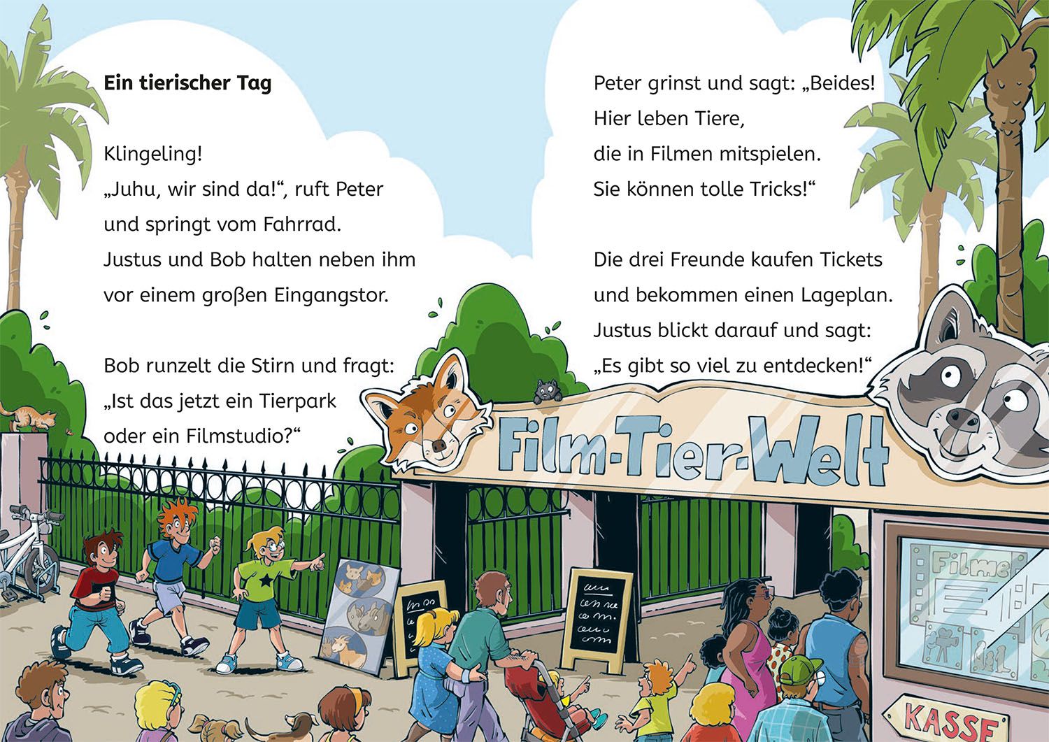Die drei ??? Kids, Bücherhelden 1. Klasse, Diebe im Tierpark (Mängelexemplar)