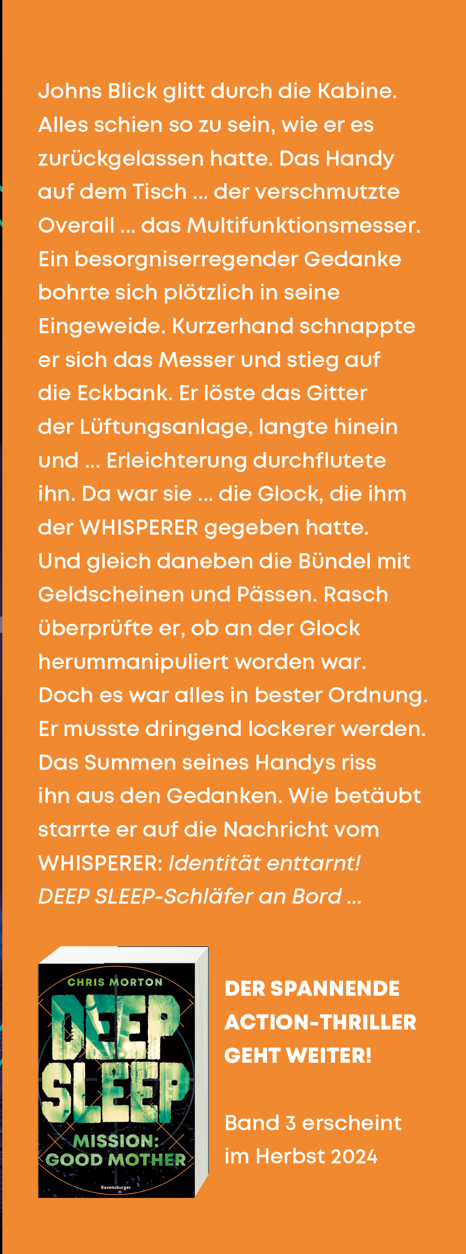 Deep Sleep, Band 2 - Auftrag: The Whisperer (Mängelexemplar)
