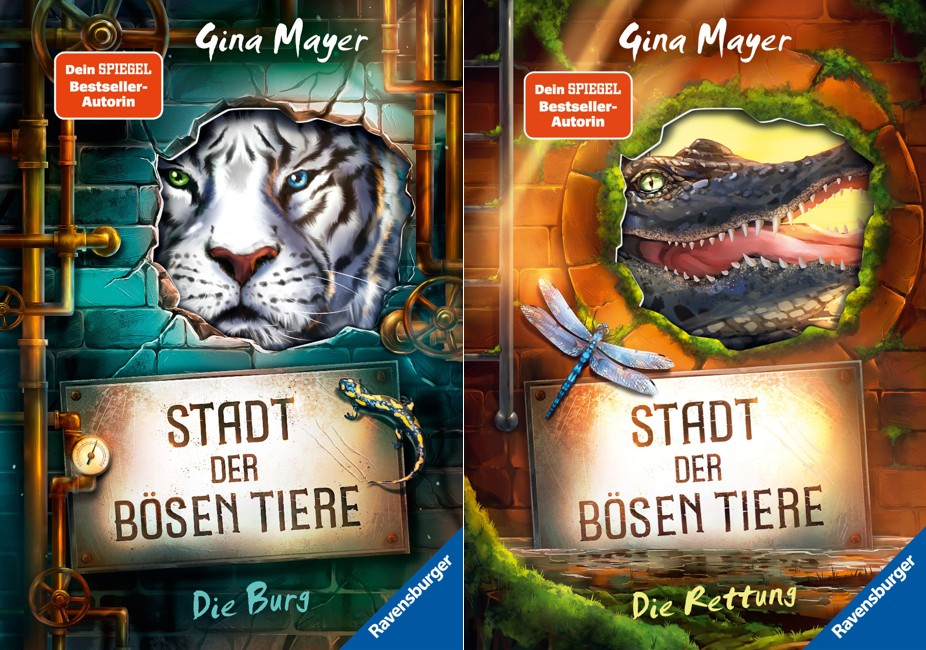 Sparpaket - Stadt der bösen Tiere (Band 1 + 2) (Mängelexemplare)