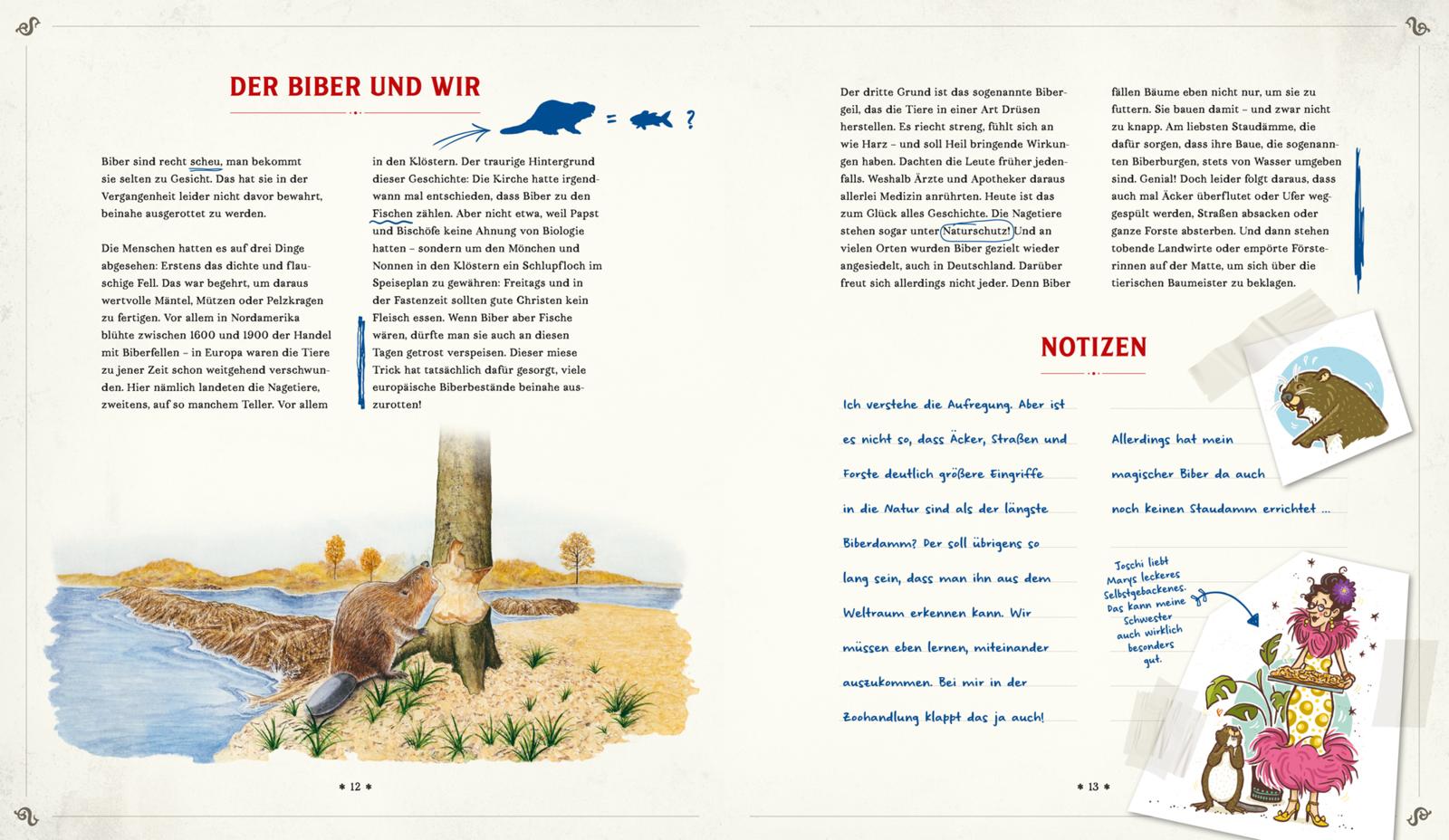 Die Schule der magischen Tiere: Mister Morrisons gesammeltes Tierwissen (Mängelexemplar)