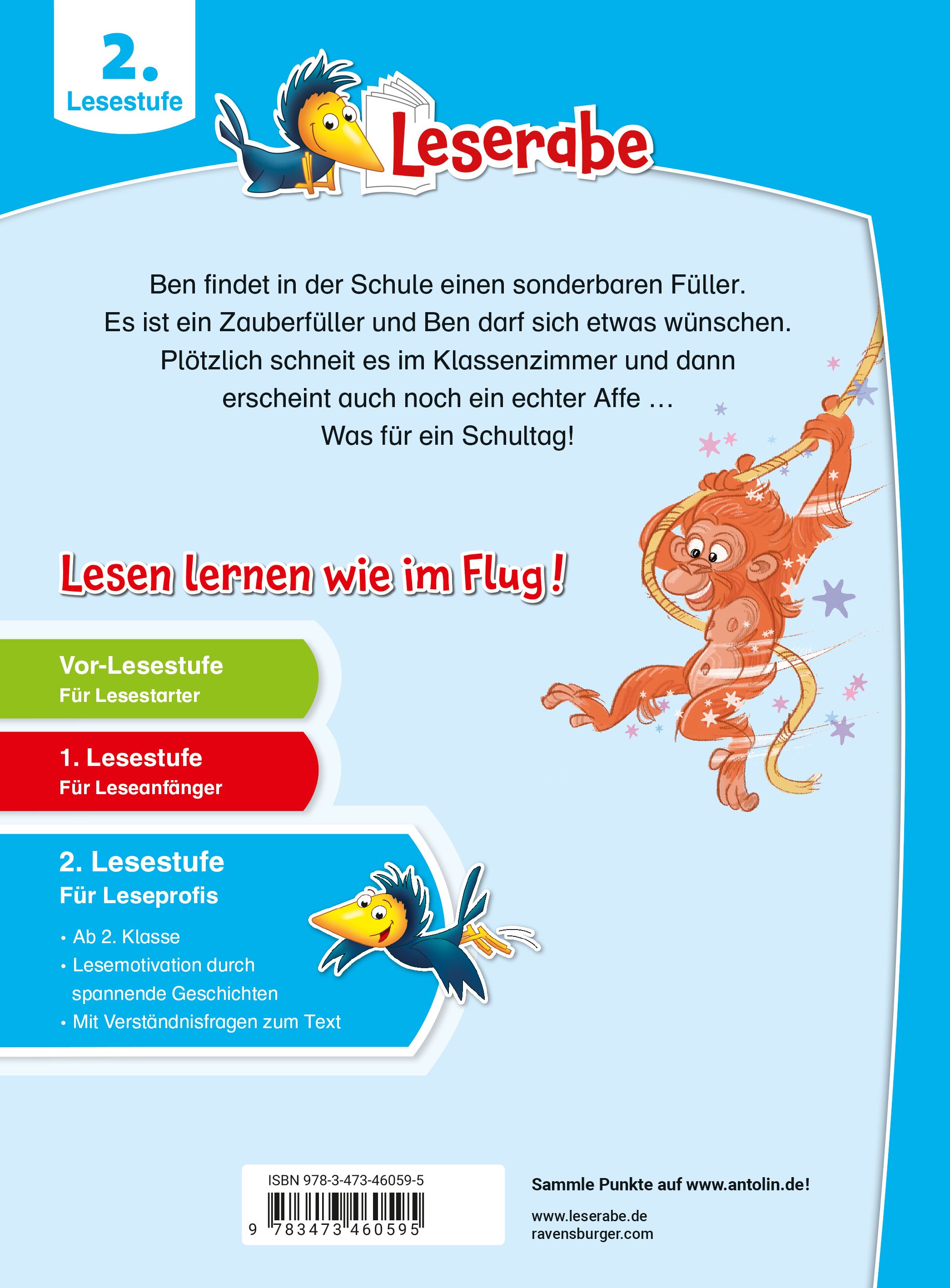 Leserabe 2. Lesestufe - Der Zauberfüller (Mängelexemplar)