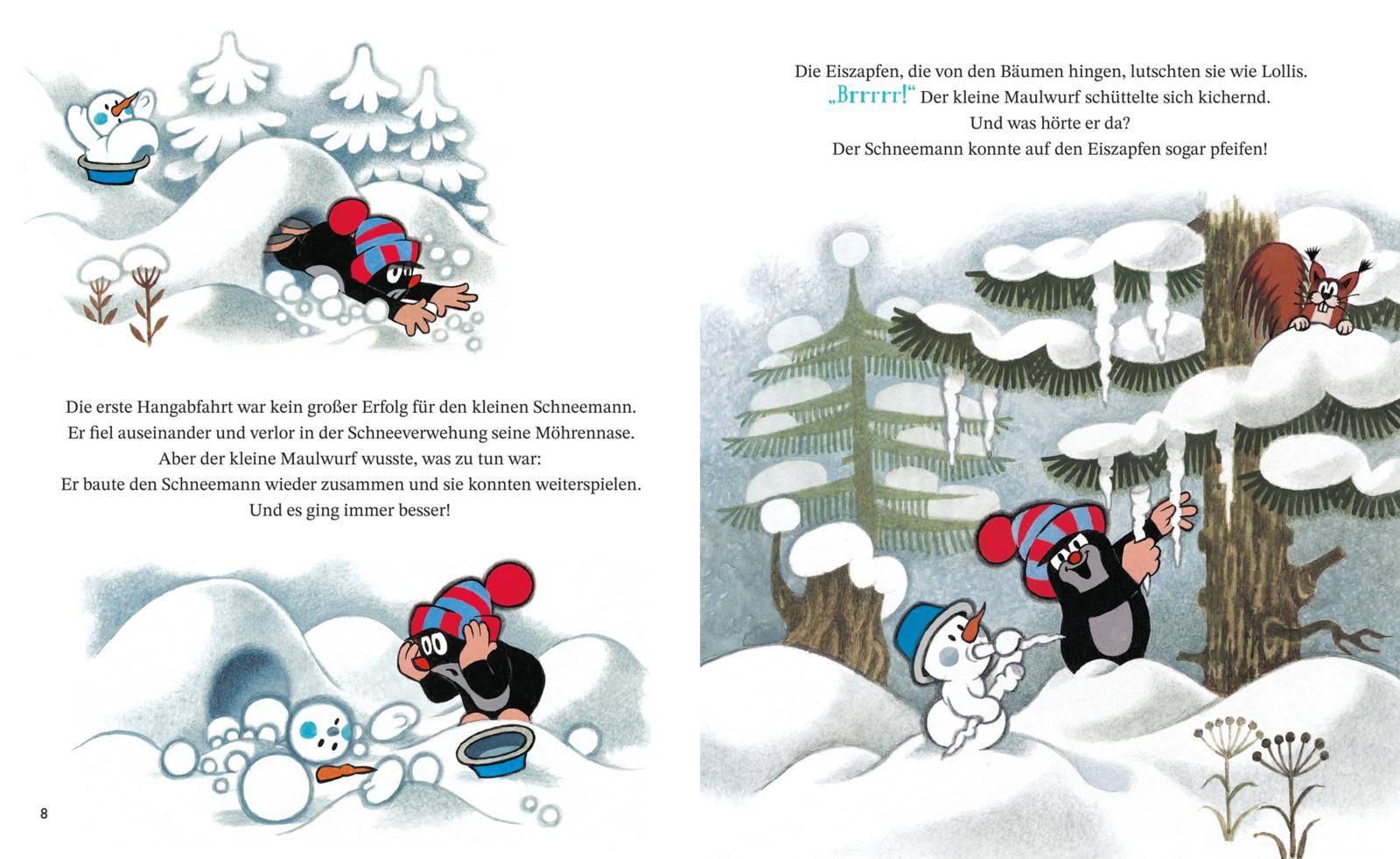 Der kleine Maulwurf und der Schneemann (Mängelexemplar)
