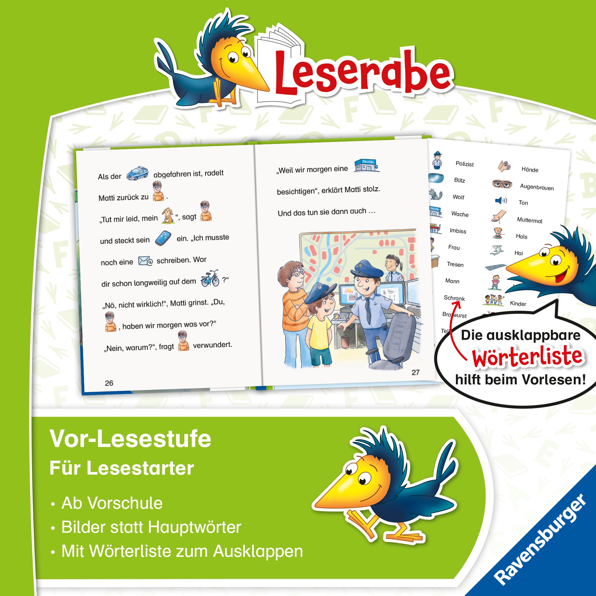 Leserabe Vor-Lesestufe - Polizeigeschichten (Mängelexemplar)