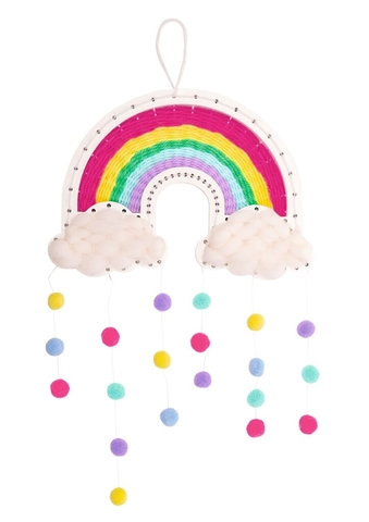 X_Bastelspaß – Regenbogen weben - Wundervolle Wand-Deko selbst gemacht