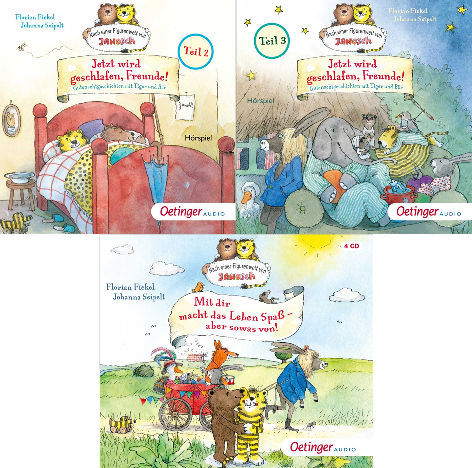 Sparpaket - 3er Set Nach einer Figurenwelt von Janosch. - CDs