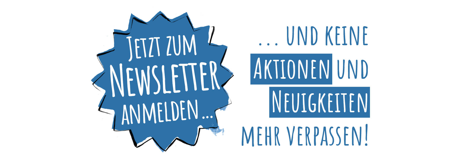 Jetzt zum Newsletter anmelden