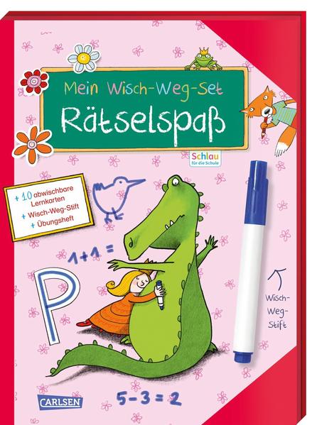 Schlau für die Schule: Mein Wisch-Weg-Set: Rätselspaß (Mängelexemplar)