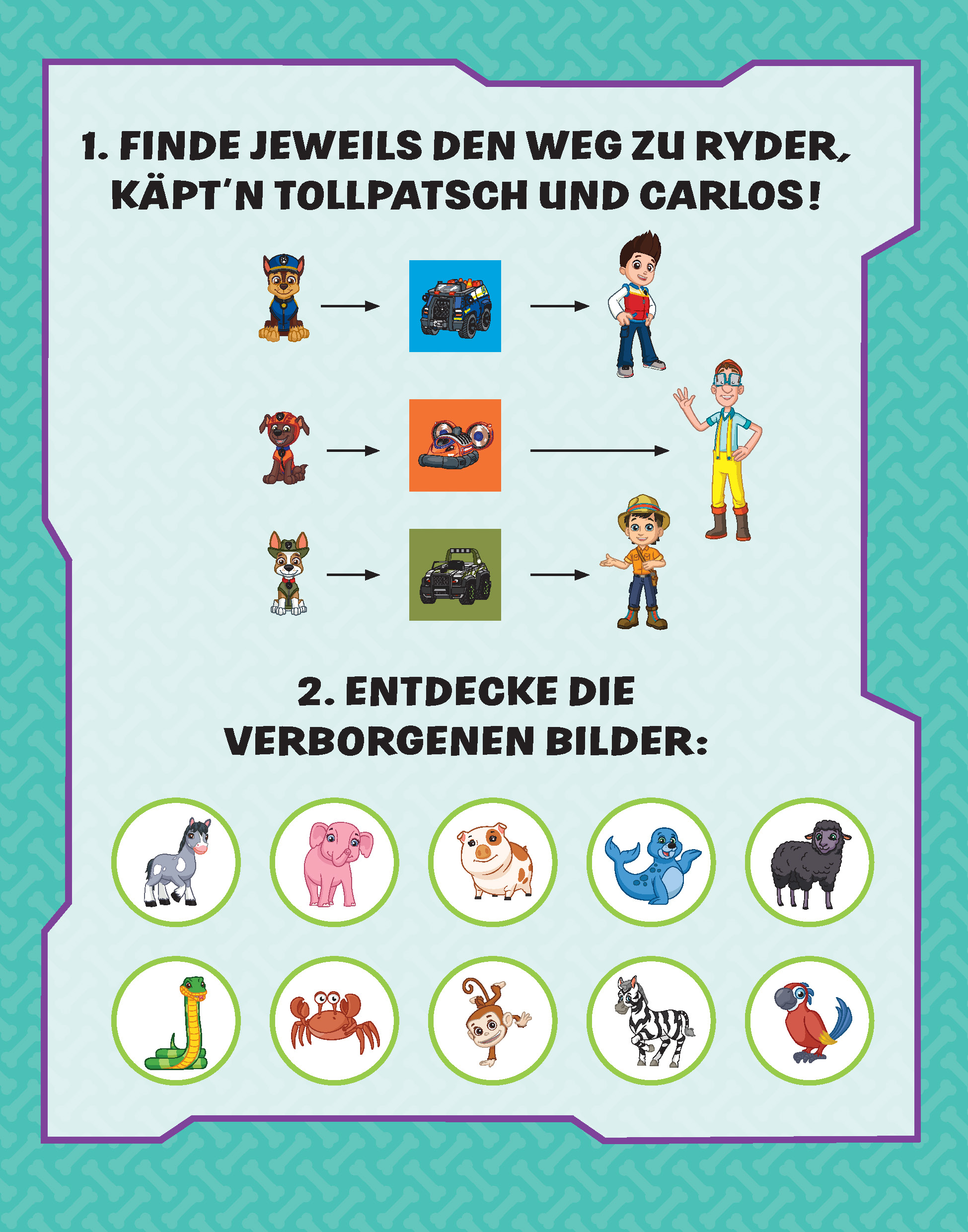 PAW Patrol Wasserzauber | Labyrinthe. Einfach mit Wasser malen!