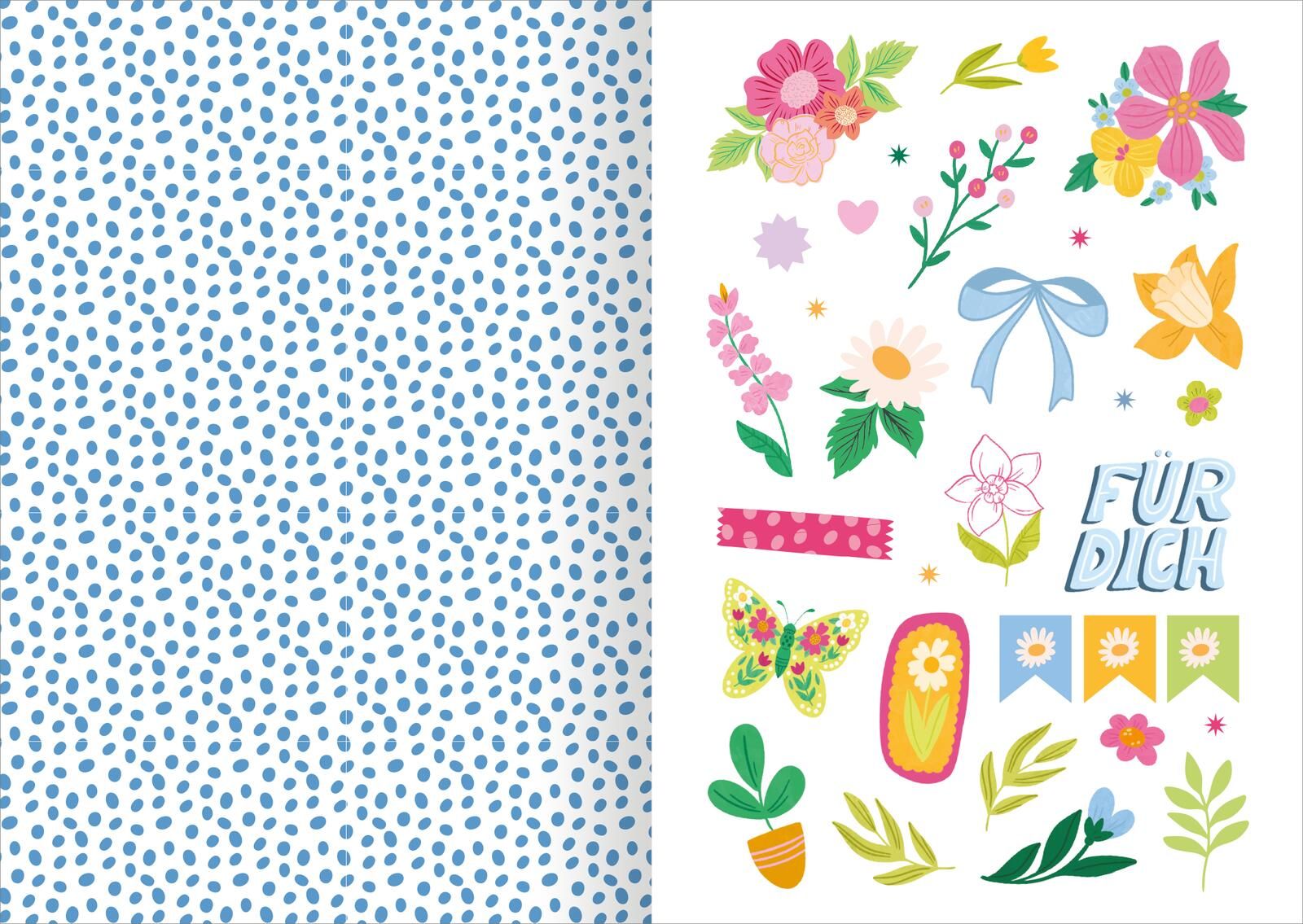 I Love to Bloom – Sticker-Liebe
