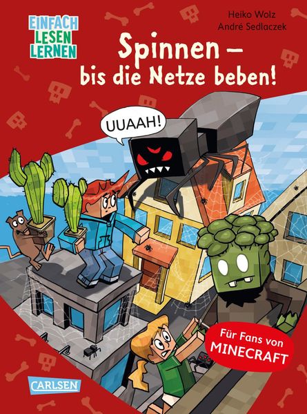 Minecraft 8: Spinnen – bis die Netze beben! (Mängelexemplar)