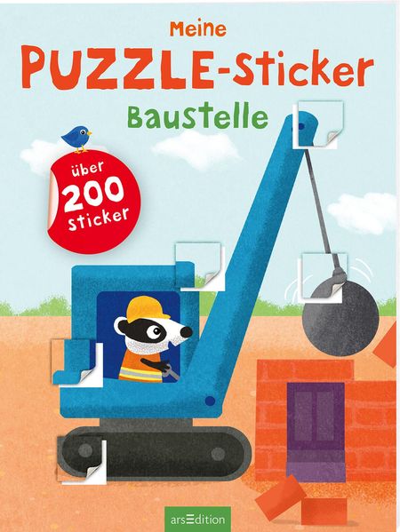Meine Puzzle-Sticker – Baustelle (Mängelexemplar)
