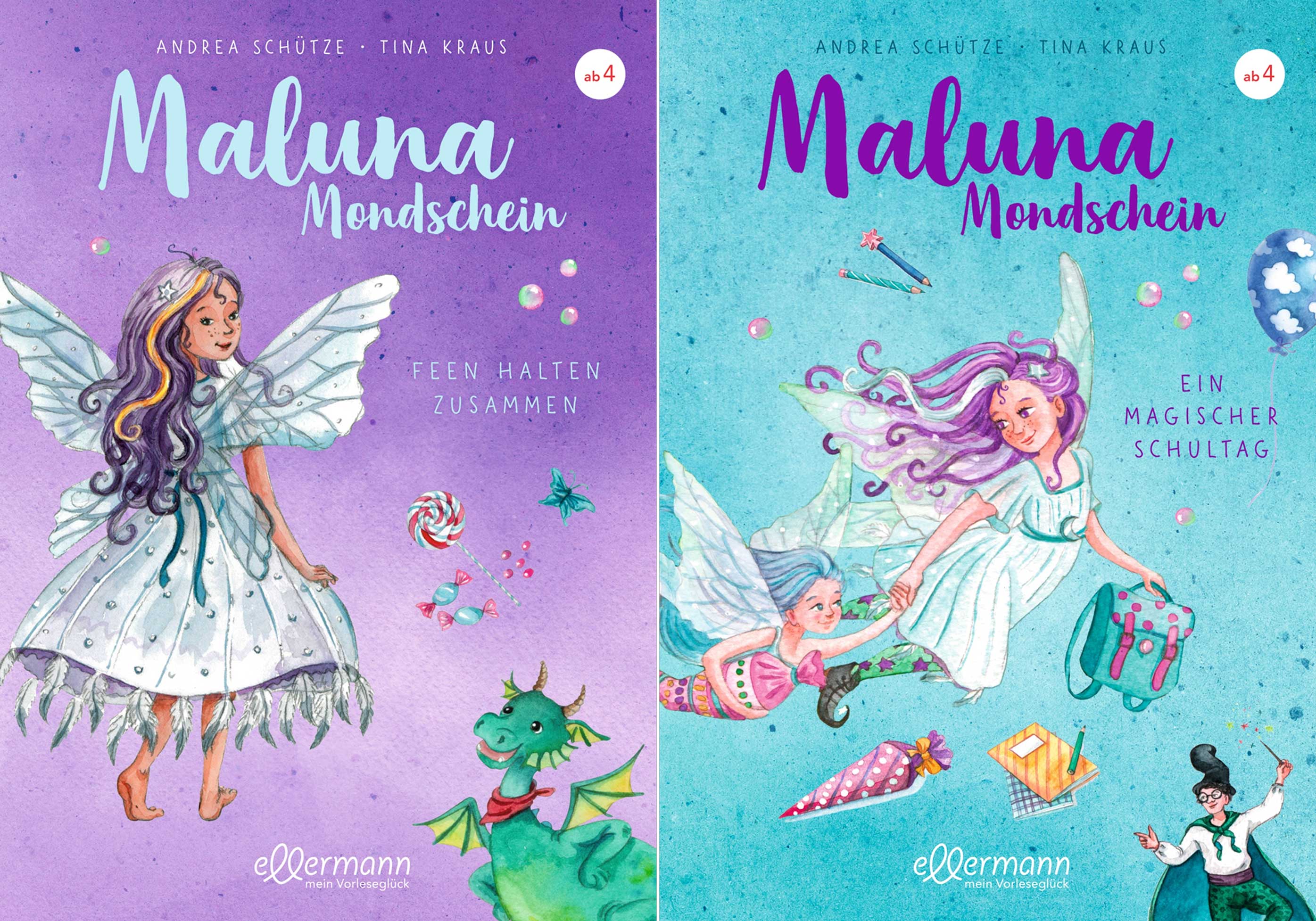 Sparpaket - Maluna Mondschein. Feen halten zusammen | Ein magischer Schultag