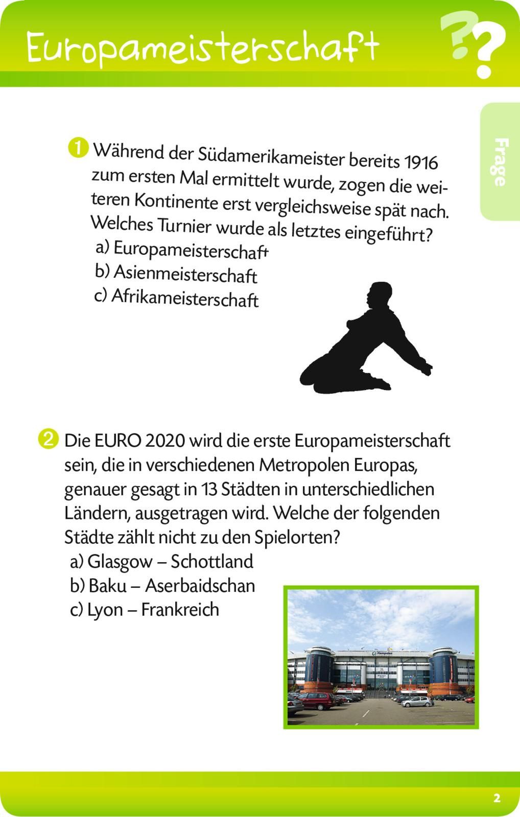 Das große Fußball-Quiz - 50 Karten - über 100 Fragen