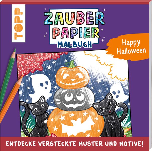 Zauberpapier Malbuch Happy Halloween (Mängelexemplar)
