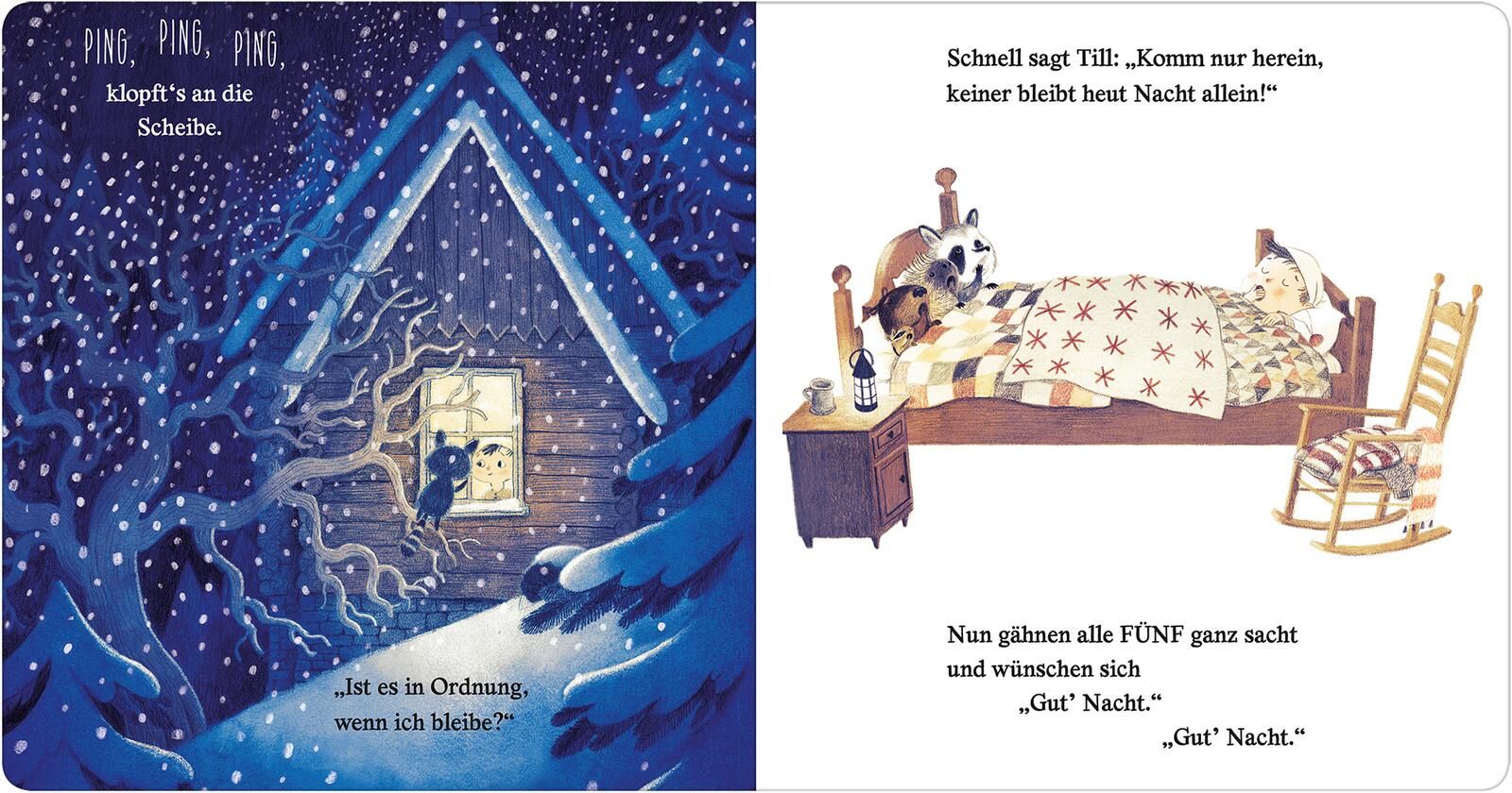 Klopf! Klopf! Komm herein, keiner bleibt heut Nacht allein! (Mängelexemplar)