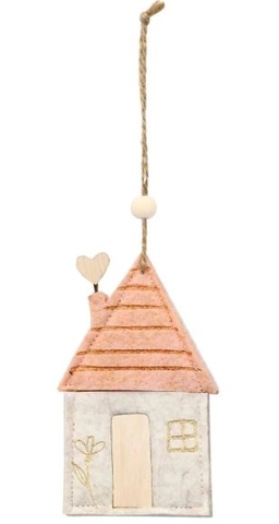 Anhänger Frühlingshaus (Farbe wird zufällig gewählt)