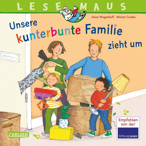LESEMAUS 171: Unsere kunterbunte Familie zieht um (Mängelexemplar)