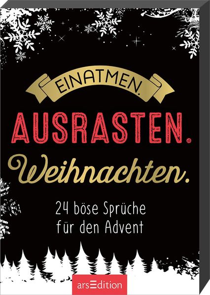 Einatmen. Ausrasten. Weihnachten. (Mängelexemplar)