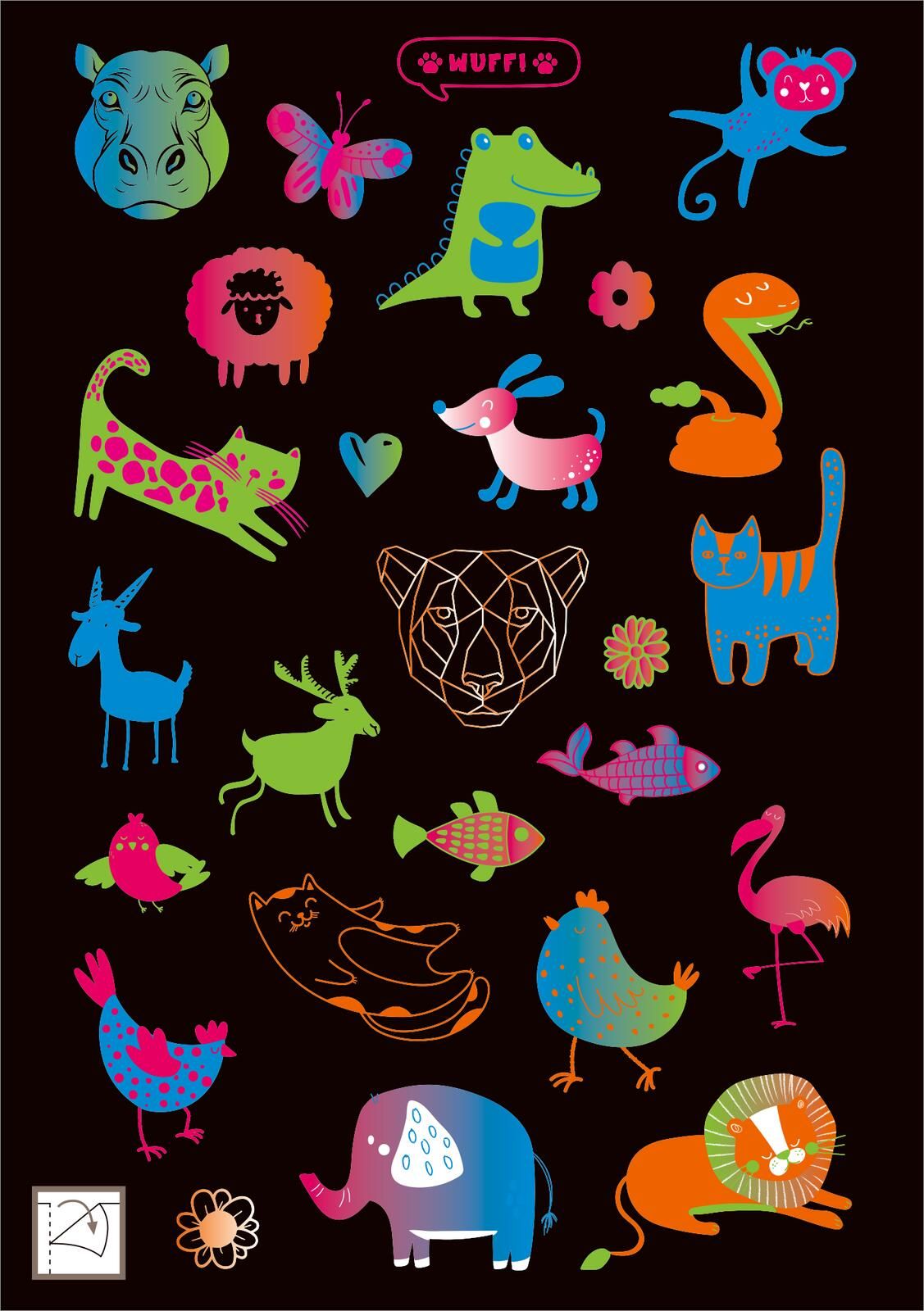 Neon-Sticker