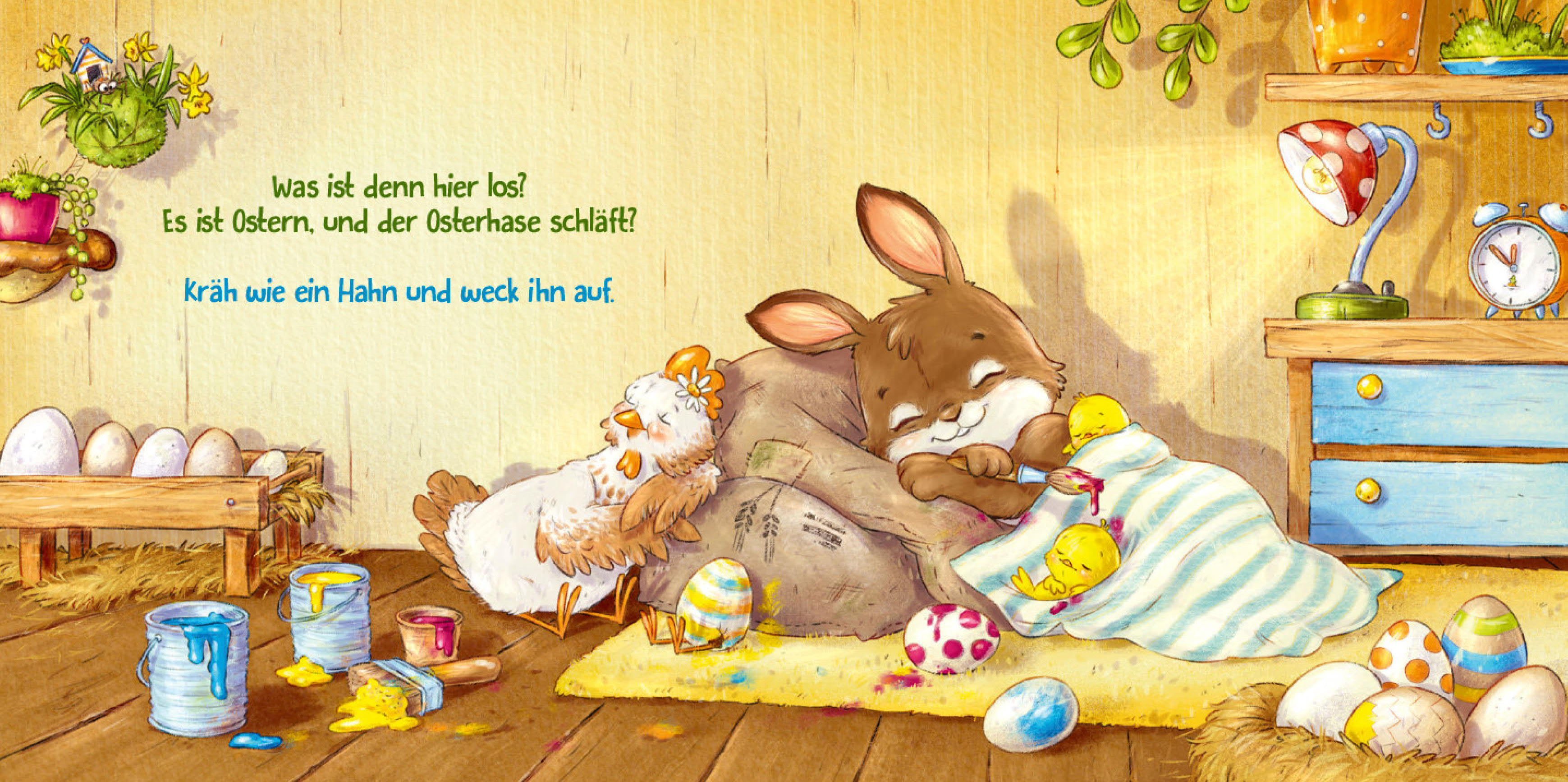Hilde hilft dem Osterhasen (Pappbilderbuch) (Mängelexemplar)