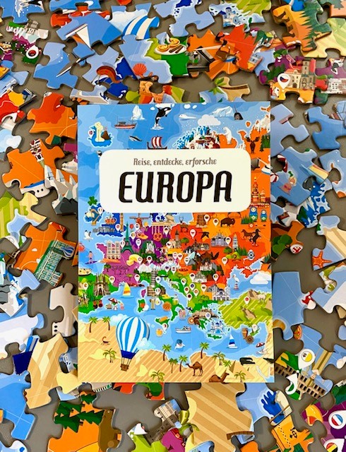 Reise, entdecke, erforsche: Europa - Buch + Puzzle