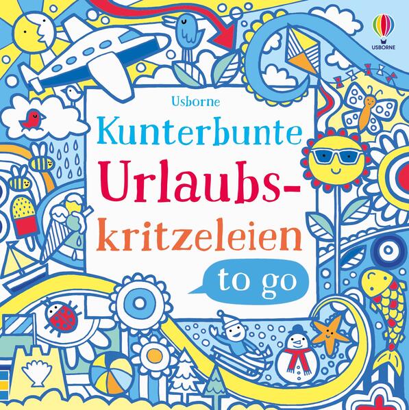 Kunterbunte Urlaubskritzeleien to go - Mal- und Kritzelbuch zum Thema Ferien (Mängelexemplar)
