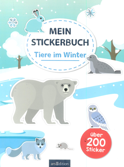 Mein Stickerbuch - Tiere im Winter (Mängelexemplar)