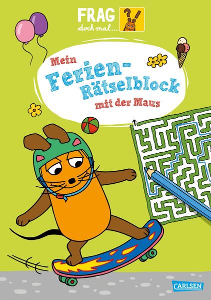 Frag doch mal ... die Maus: Mein Ferien-Rätselblock mit der Maus (Mängelexemplar)