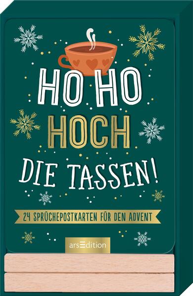 Ho Ho Hoch die Tassen! - 24 Sprüchepostkarten für den Advent