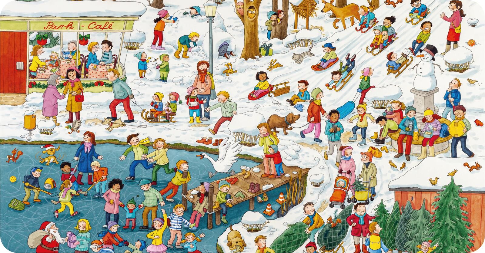Mein Weihnachts-Wimmelbuch (Mängelexemplar)