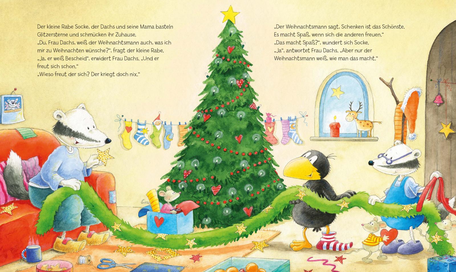 Der kleine Rabe Socke: Bald ist Weihnachten! (Mängelexemplar)
