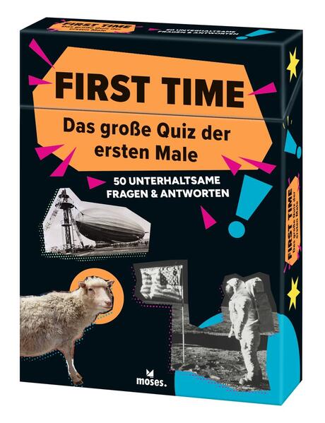 First Time - Das große Quiz der ersten Male (Mängelexemplar)