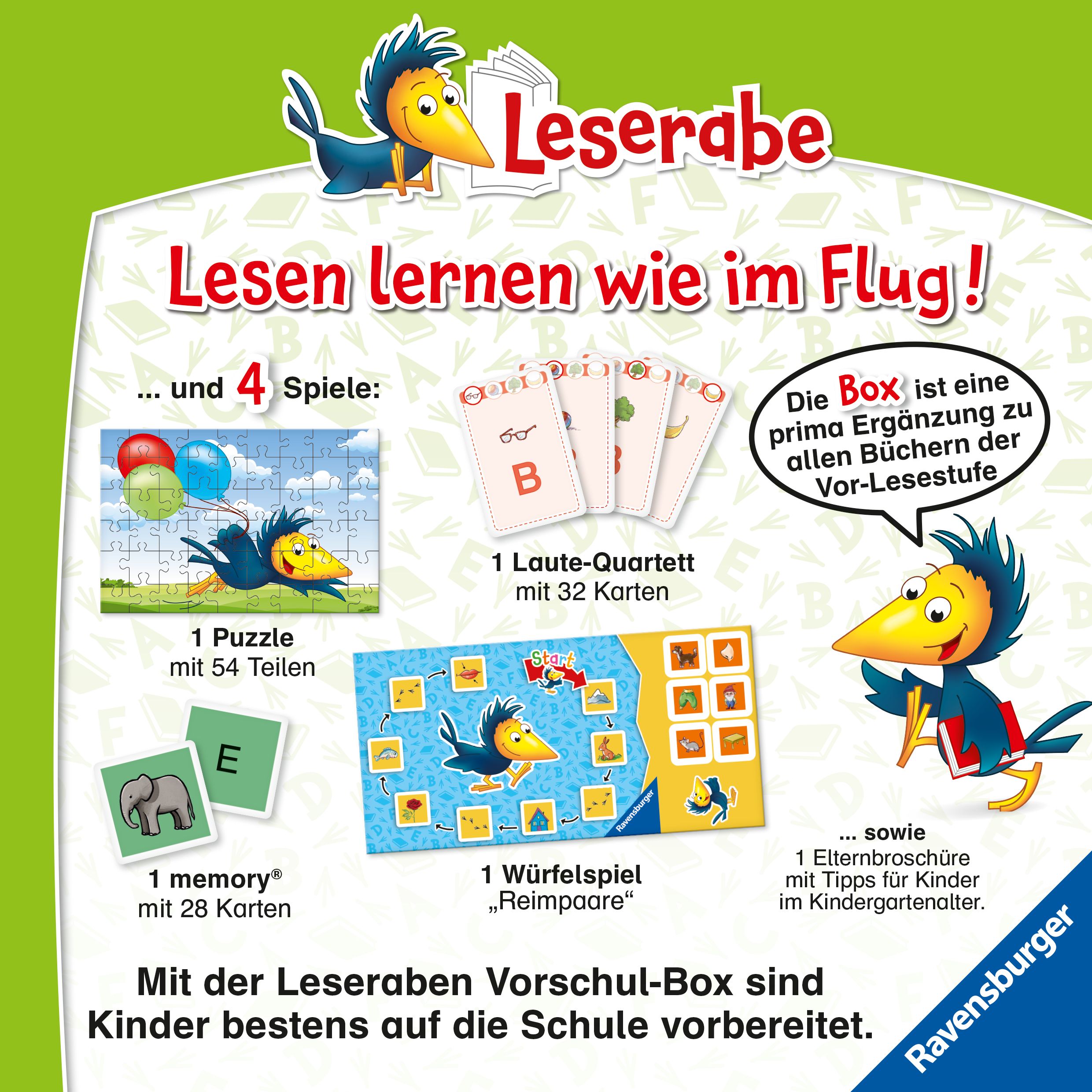 Leserabe Sonderausgaben - Deine große Leseraben Vorschul-Box (Mängelexemplar)
