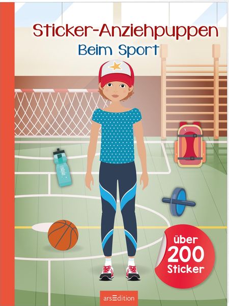 Sticker-Anziehpuppen – Beim Sport (Mängelexemplar)