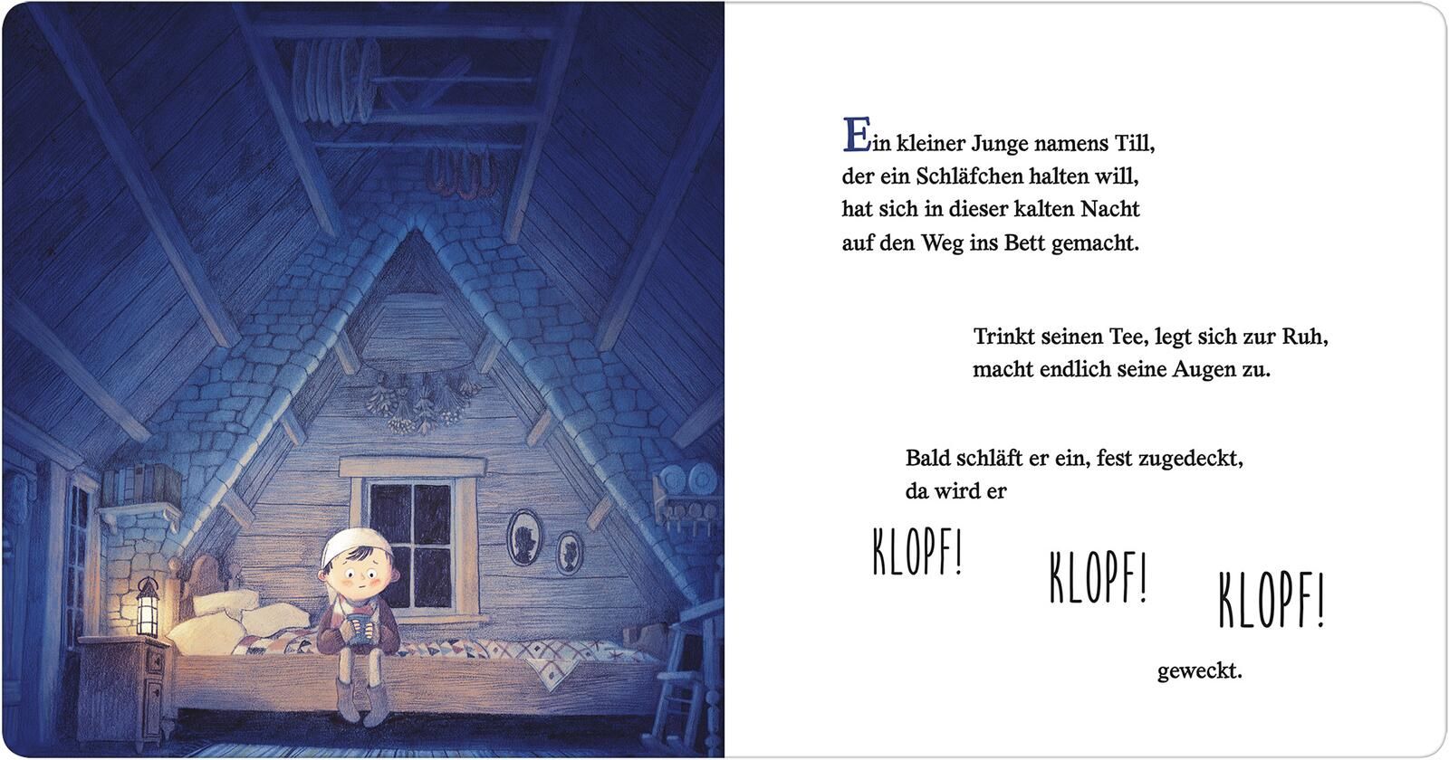 Klopf! Klopf! Komm herein, keiner bleibt heut Nacht allein! (Mängelexemplar)