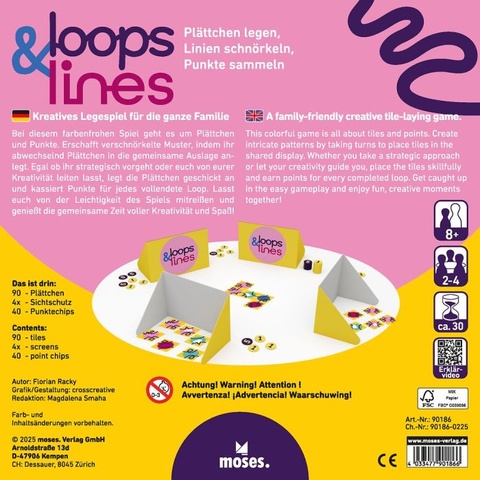 X_Loops & Lines - Das farbenfrohe Legespiel
