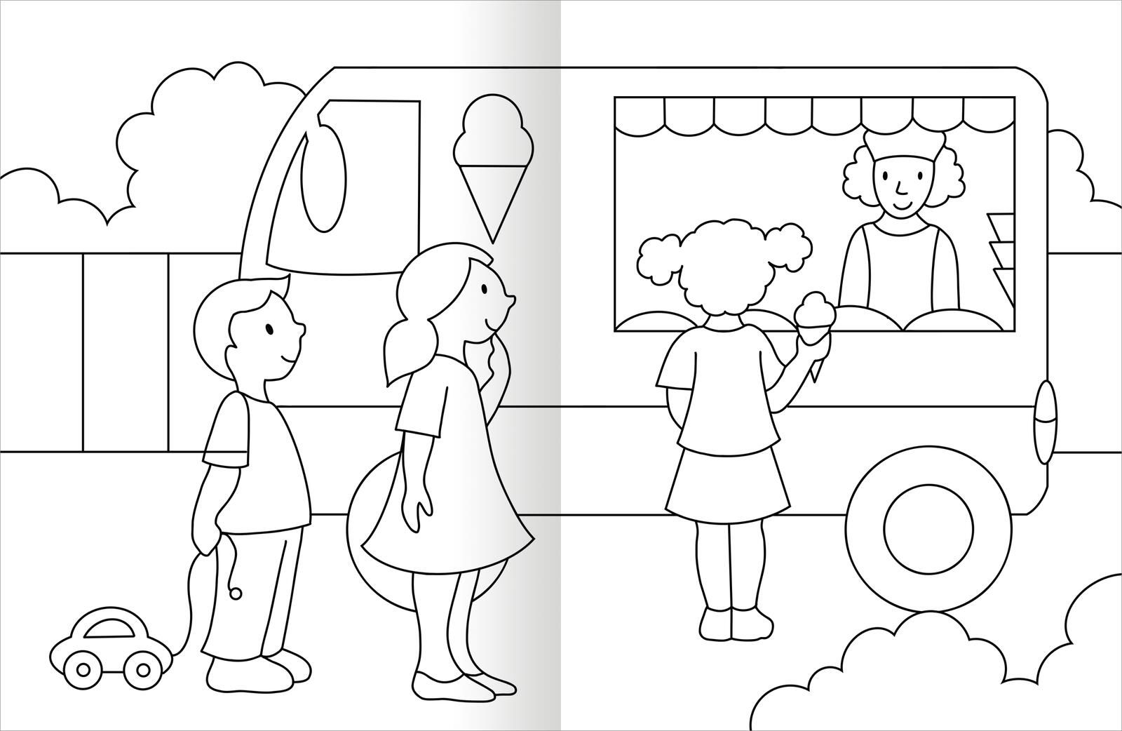 Malbuch Fahrzeuge (Mängelexemplar)