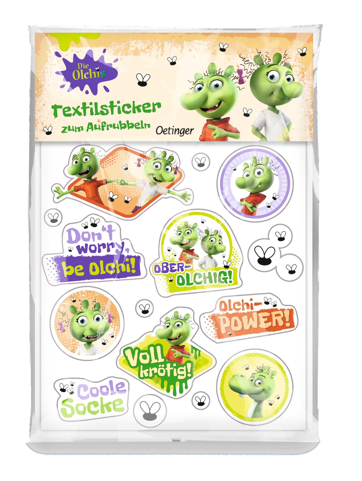 002d5ccf8f07d240cced37e09bd1e22d1731657746 Die Olchis. Textilsticker zum Rubbeln