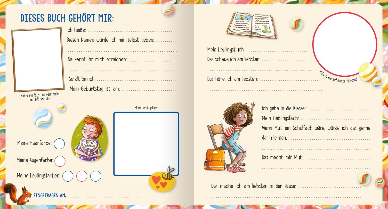 Mein Freundebuch für die Schule