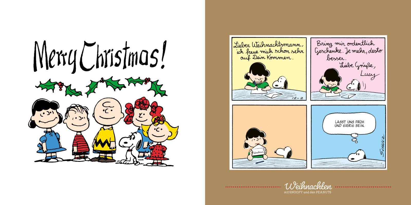 Peanuts Geschenkbuch: Frohe Weihnachten mit Snoopy und den Peanuts (Mängelexemplar)