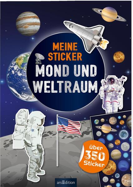 Meine Sticker – Mond und Weltraum (Mängelexemplar)