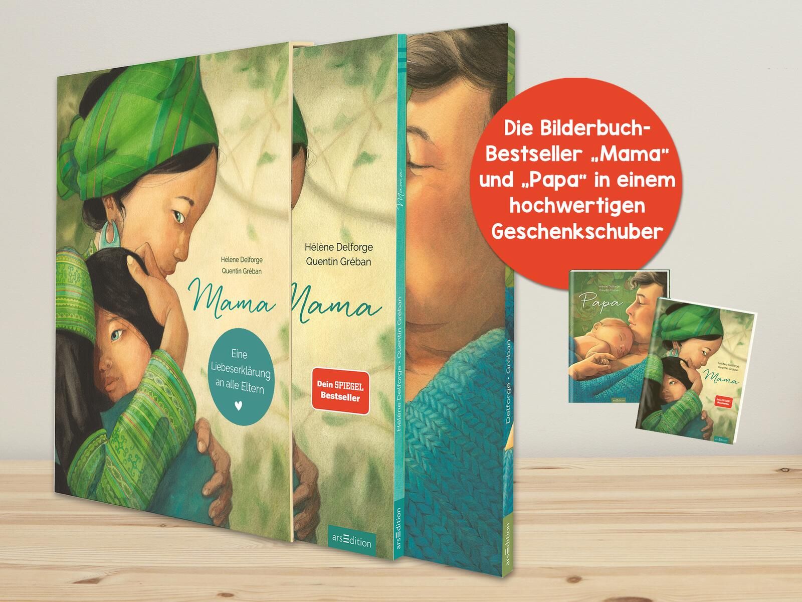 Geschenk-Schuber Mama & Papa (Mängelexemplar)