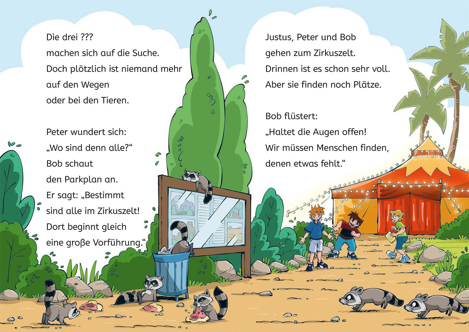 Die drei ??? Kids, Bücherhelden 1. Klasse, Diebe im Tierpark (Mängelexemplar)