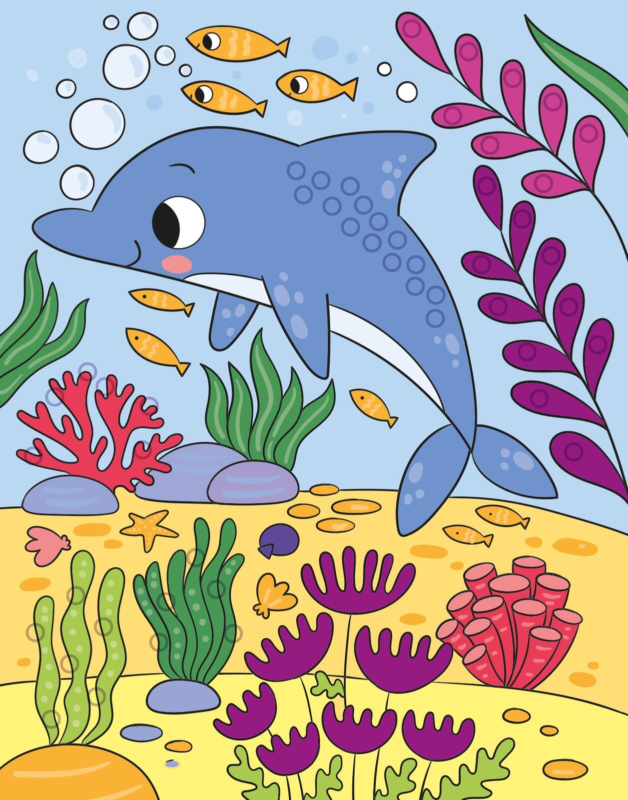 Mein Diamant-Stickerheft – Unter Wasser (Mängelexemplar)