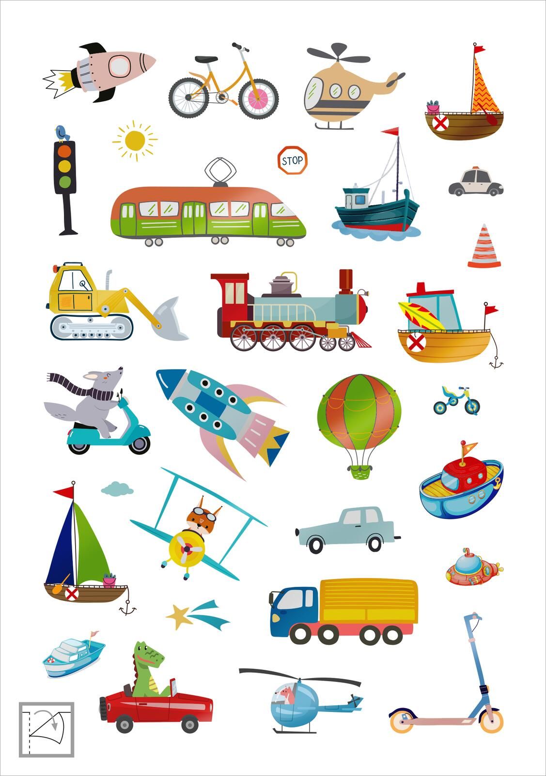 Glanz-Sticker – Fahrzeuge