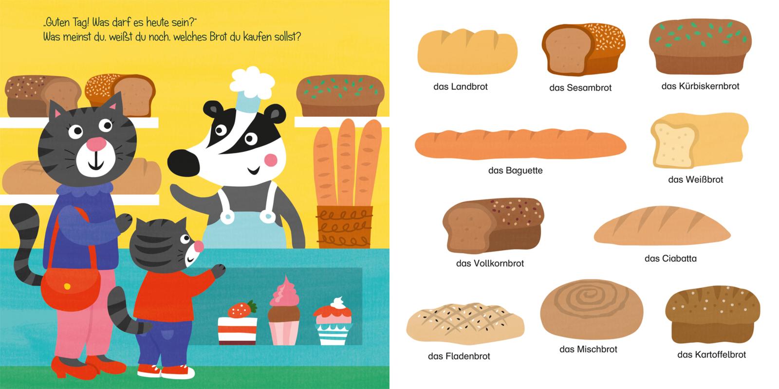 Wir spielen Einkaufen: Bäckerei
