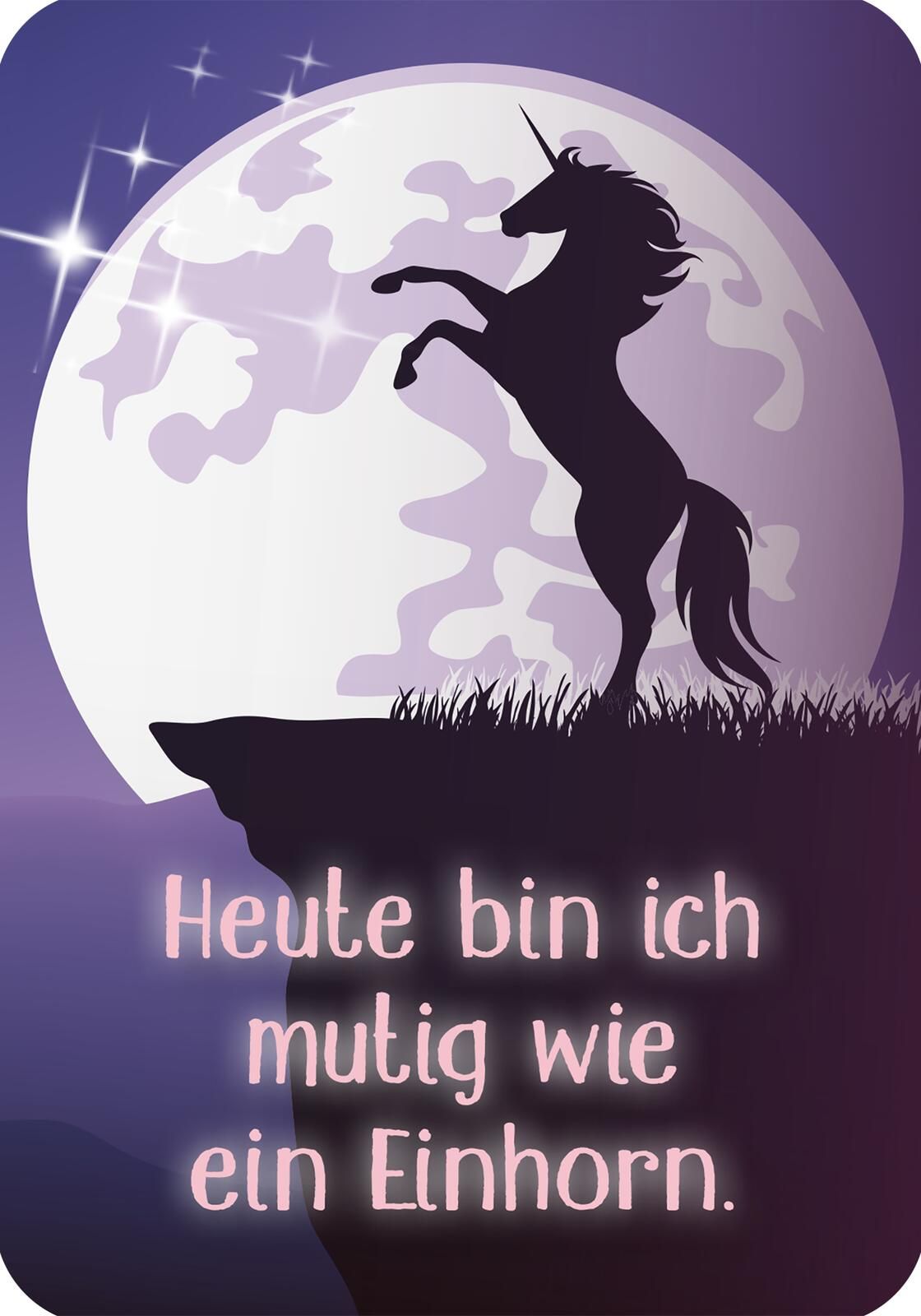 Mutmachkarten für die Schule – Einhorn (Mängelexemplar)