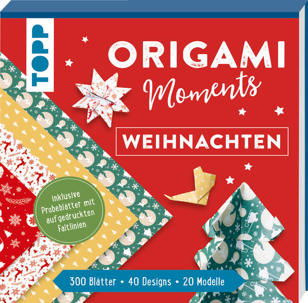 Origami Moments - Weihnachten. Der perfekte Faltspaß für Winter & Weihnachten (Mängelexemplar)
